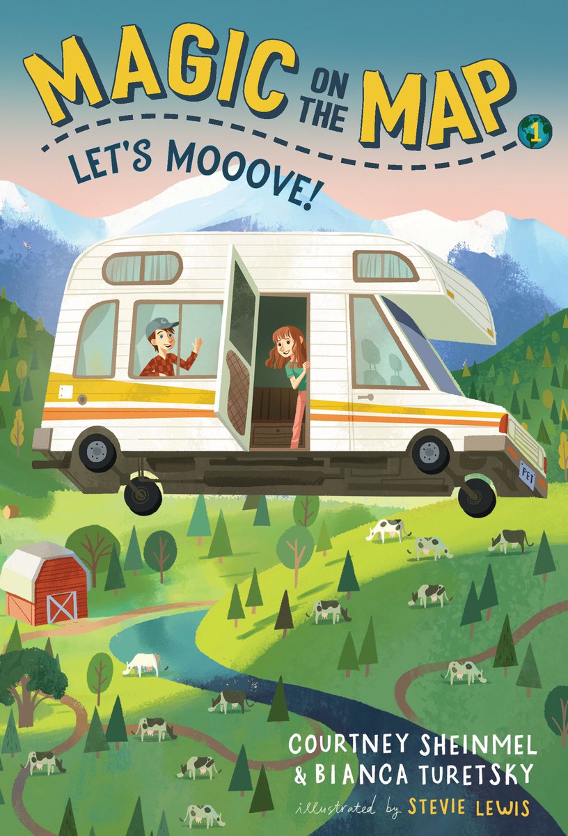 courtneywrites's tweet photo. I’m thrilled that books 1 & 2 in the #MagicOnTheMap series are out today! Thank you, @randomhousekids, for giving this series a home, and thanks to my co-author, @BiancaTuretsky, for going on this journey with me! https://t.co/SDDSfYS8Q2