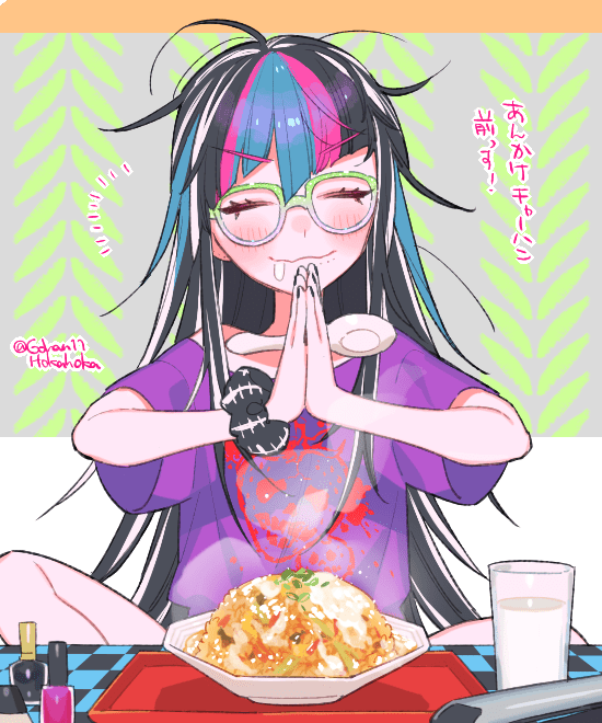 澪田唯吹 「おらくがき いろいろ 」|皿のイラスト