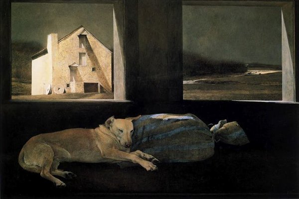 Andrew Wyeth. Night Sleeper. 1979 - I grew up near his studio in Chester County Pennsylvania