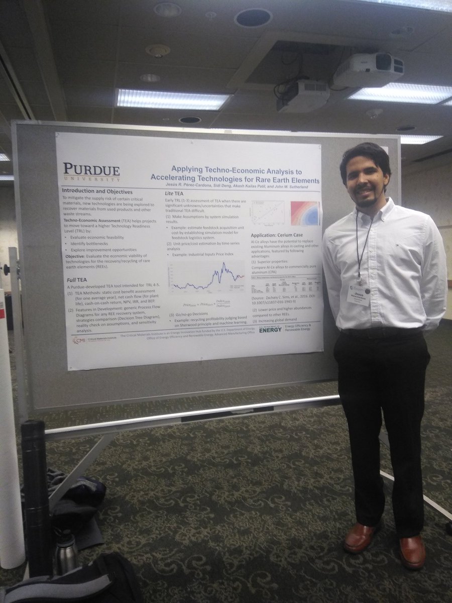 javellana01's tweet image. Poster Sessions at the 26th CIRP Conference on Life Cycle Engineering!
#PurdueUniversity #LifeCycleEngineering #TakeGiantLeaps