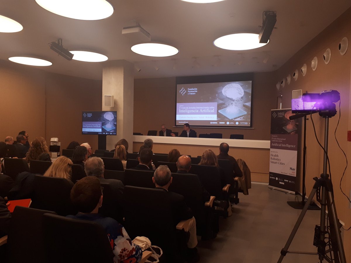 Aquest matí Inauguració del 1st cycle of international conferences about Artificial Intelligence amb <a href="/dmarcop/">Dani Marco</a>  <a href="/gencat/">Generalitat de Catalunya</a> organitzat x la fundacion formacion y futuro <a href="/fiatcseguros/">FIATC Seguros</a> @cuatrecasas <a href="/cedeuoficial/">CEDEU</a> <a href="/universitatURV/">Universitat Rovira i Virgili</a> <a href="/igemabusiness/">IGEMA Business School</a> <a href="/tic/">TIC Catalunya</a>