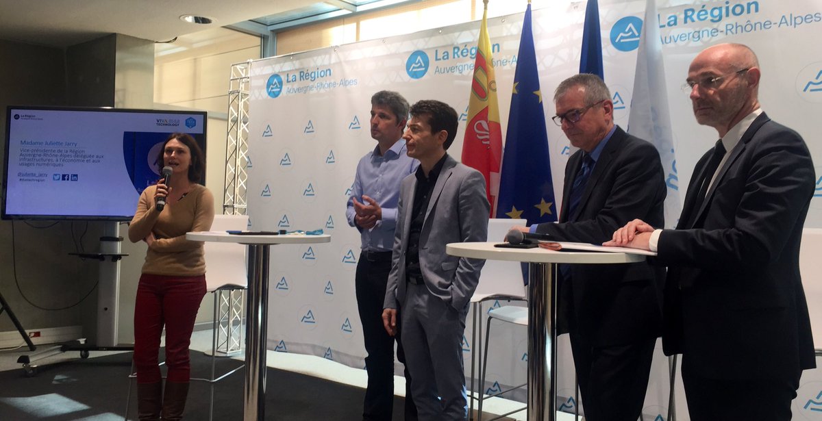 .<a href="/auvergnerhalpes/">Auvergne-Rhône-Alpes</a>, the #1 tech region in Europe ! <a href="/juliette_jarry/">Juliette JARRY</a> bientôt sur <a href="/VivaTech/">VivaTech</a> avec 17 start-up régionales et les partenaires @AURAentreprises <a href="/CCI_ARA/">CCI Auvergne-Rhône-Alpes</a> <a href="/CoboteamRA/">Coboteam Auvergne-Rhône-Alpes</a> <a href="/Cetim_IDF/">Industrie du Futur Cetim</a> <a href="/industrie_futur/">Alliance Industrie du Futur</a> <a href="/axandus/">Axandus</a> #IndustrieDuFutur #TransfoNum