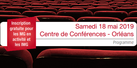 Congrès à Orléans le 18 mai : vous êtes #médecin #généraliste ou #interne en MG en activité, participez à Preuves et Pratiques au <a href="/ParcExpoOrleans/">ParcExpoOrleans</a> le 18 mai - Inscription gratuite - Près de 20 thématiques médicales passionnantes. 

Inscription ➡ goo.gl/HsqxZw