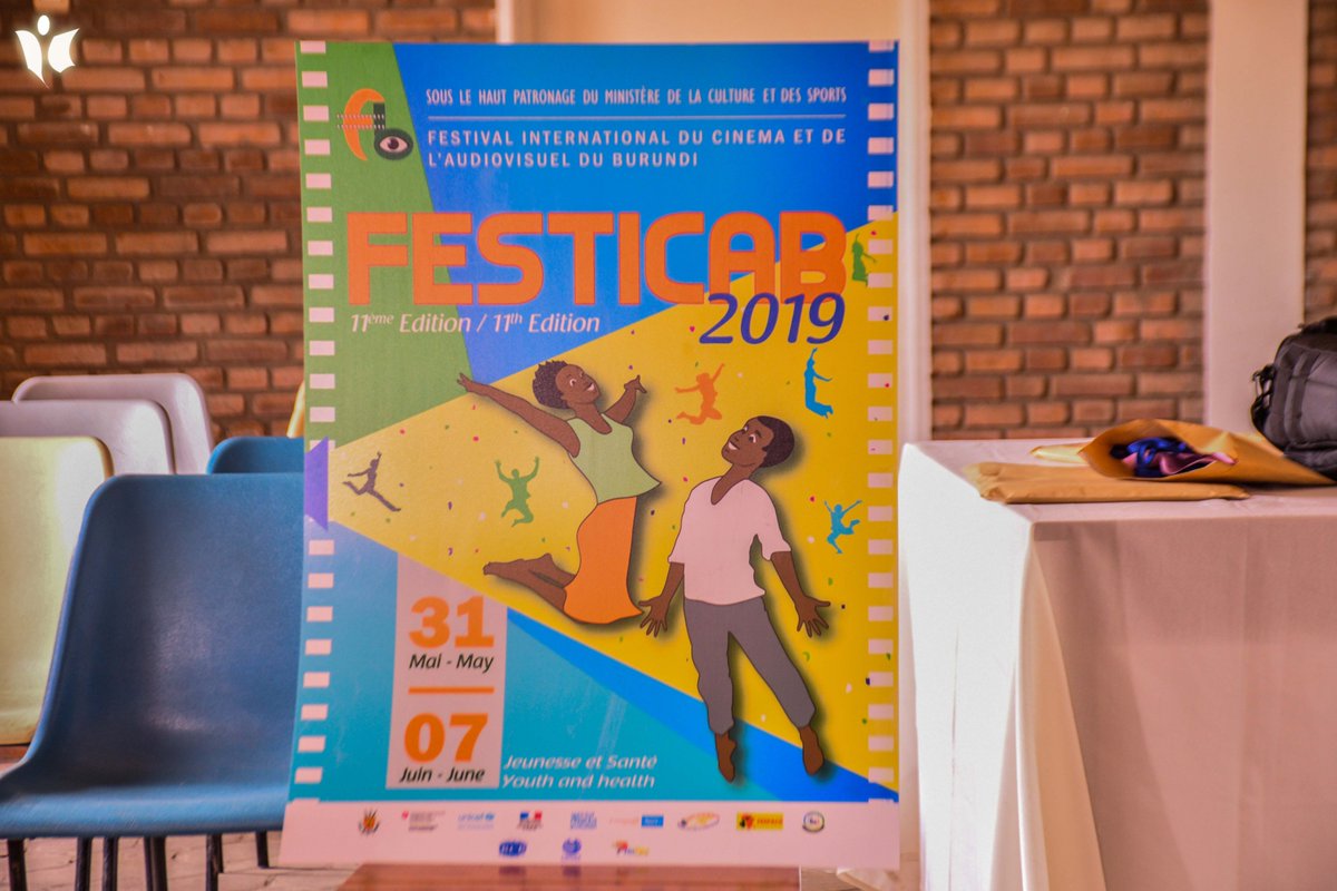 MagazineJimbere's tweet photo. 🎞 Le mardi 30 avril, le @Fescab_Official  lançait sa 11è édition à l’@Ifburundi. Sur la fiche de programmation: 63 films en compétition dont 10 productions locales. La période festivalière ira du 31 mai au 07 juin

#Burundi #Cinéma https://t.co/qUU4JqWHFe