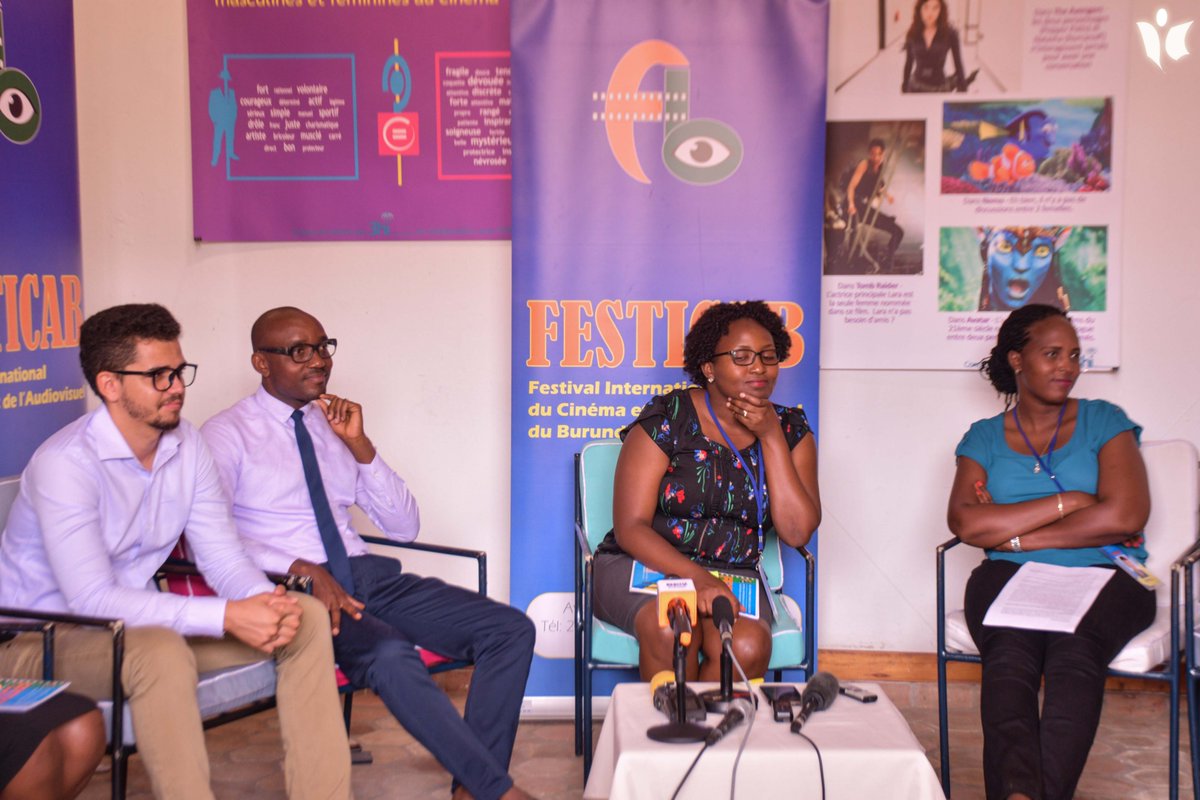 MagazineJimbere's tweet photo. 🎞 Le mardi 30 avril, le @Fescab_Official  lançait sa 11è édition à l’@Ifburundi. Sur la fiche de programmation: 63 films en compétition dont 10 productions locales. La période festivalière ira du 31 mai au 07 juin

#Burundi #Cinéma https://t.co/qUU4JqWHFe