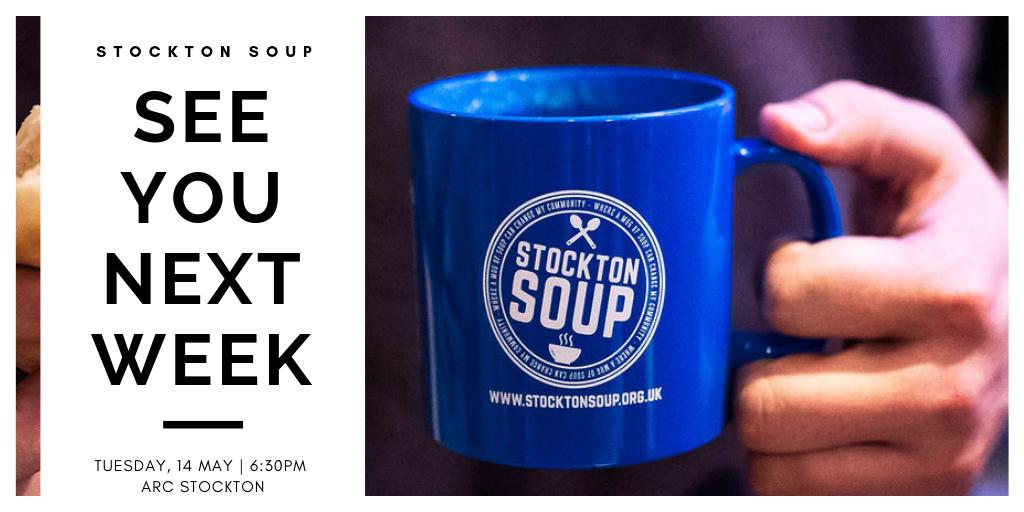 StocktonSOUP's tweet photo. Hey @LabourBandET ! Stockton SOUP is next week!!! 14th May, 6.30pm ARC Stockton. We hope to see you there 😁 #StocktonSOUP 
https://t.co/U4TIKqoDTh https://t.co/amy2GZya3A