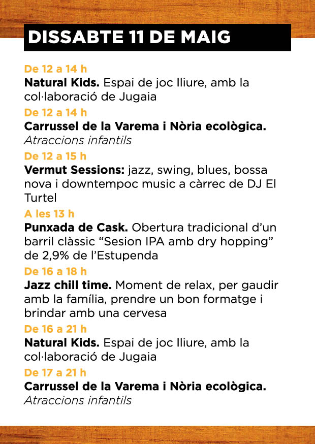 7vetes's tweet photo. Us presentem la programació de la Fira de la Cervesa Artesana i el Formatge de Rubí! 😍 Hi trobareu concerts, activitats infantils, jocs cervesers i molt més!!!! Ens trobareu els dies 10, 11 i 12 de maig! 😃😌
#FCAF #FCAF19 #Rubicity #Rubicomerç #VallesOriental @AjRubi https://t.co/SCDq5cYvAe