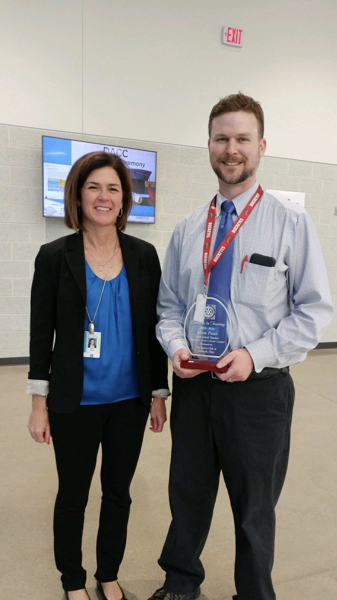 Fine educators like Adam Paisie are not hard to find at DACC! Excellence in Teaching recipient #well deserved #DACCProud