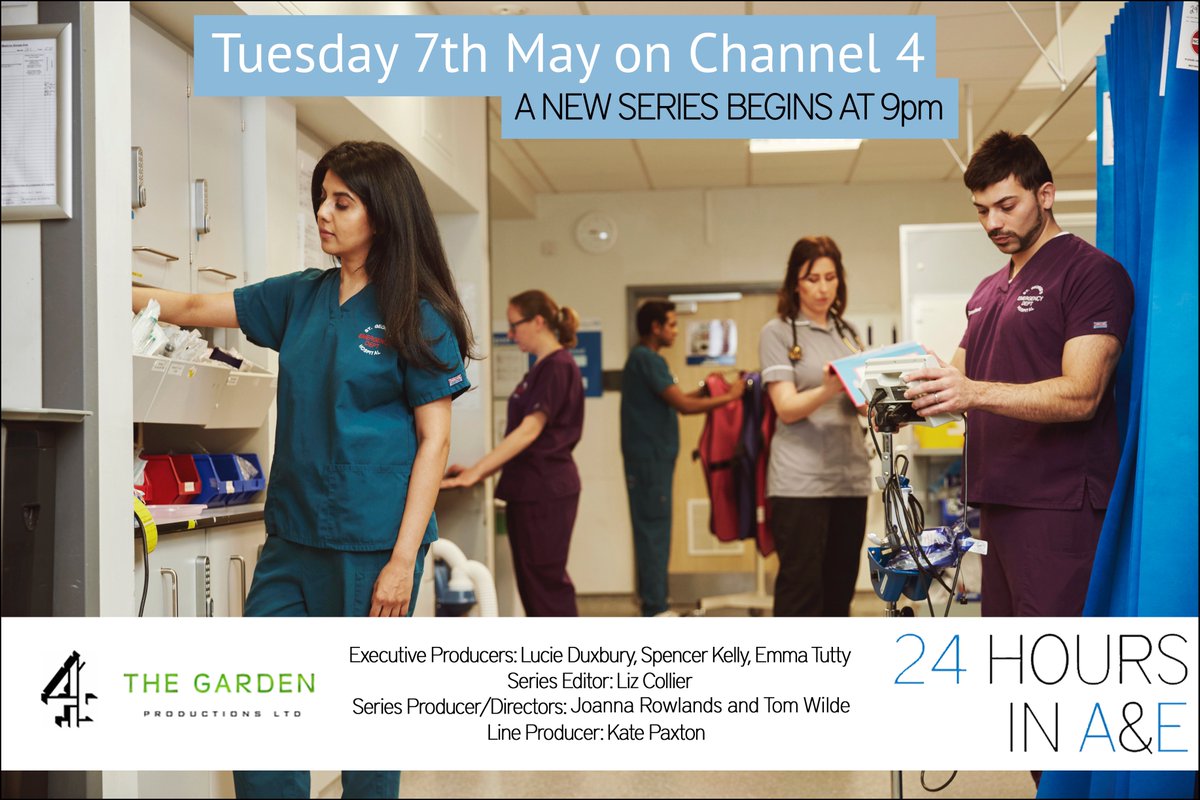 24 HOURS IN A&amp;E - New Series Tonight, Tuesday 7th May, 9pm, <a href="/Channel4/">Channel 4</a>