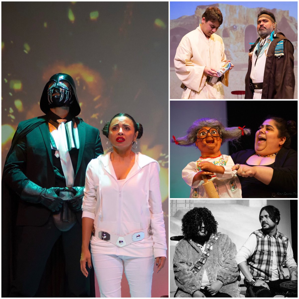 EstarGuarsFest's tweet photo. Moments from opening weekend performances of @TheLCP @EstarGuarsFest  First weekend audiences LOVED it! One member: “Everyone go see Estar Guars because it’s great! So perfect!” Only FOUR shows left! Join La Resistencia and get your tickets now. TICKETS: https://t.co/PiHW020jkk https://t.co/iqG1gF6sSW