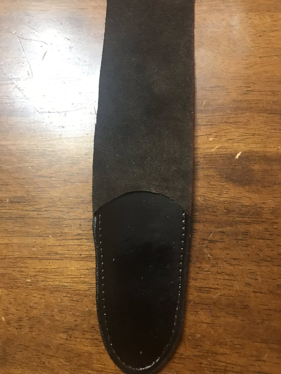 CTMusicStraps's tweet photo. Progress of Chocolate Brown Tooled Dark Mahogany Leather/ blue highlights on Suede leather to be hand stitched to 2nd layer of Suede for recording artist @kaylinroberson . Swarovski Crystals soon. #handtooledleather #customguitarstraps #ctmusicstraps #kaylinroberson https://t.co/KbjAWKN3TP