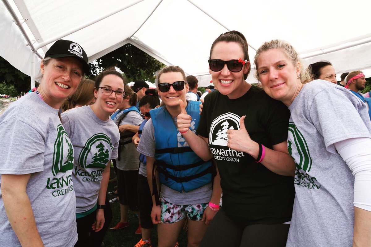 PtboDragonBoat's tweet photo. Our Festival would not be what it is today without our Platinum sponsor @KawarthaCU. They've been with us for 18 years and have 3 teams of paddlers: the Member Ship, Cash Flow, and Liquid Assets. THANK YOU for helping to save lives in our community! #DragonBragging #GetInTheBoat https://t.co/y8RBreiCLD