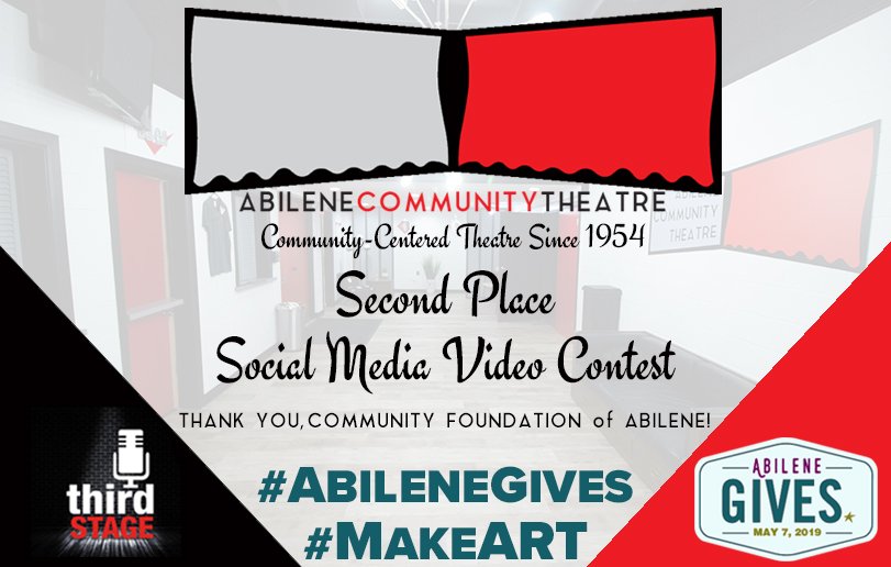 ACTAbilene's tweet photo. Thank you to @cfabilene for this honor!
Find our profile all day at https://t.co/sS1VteIUXJ
#AbileneGives #MakeART #GetInTheACT https://t.co/EfBQ0eAnVS