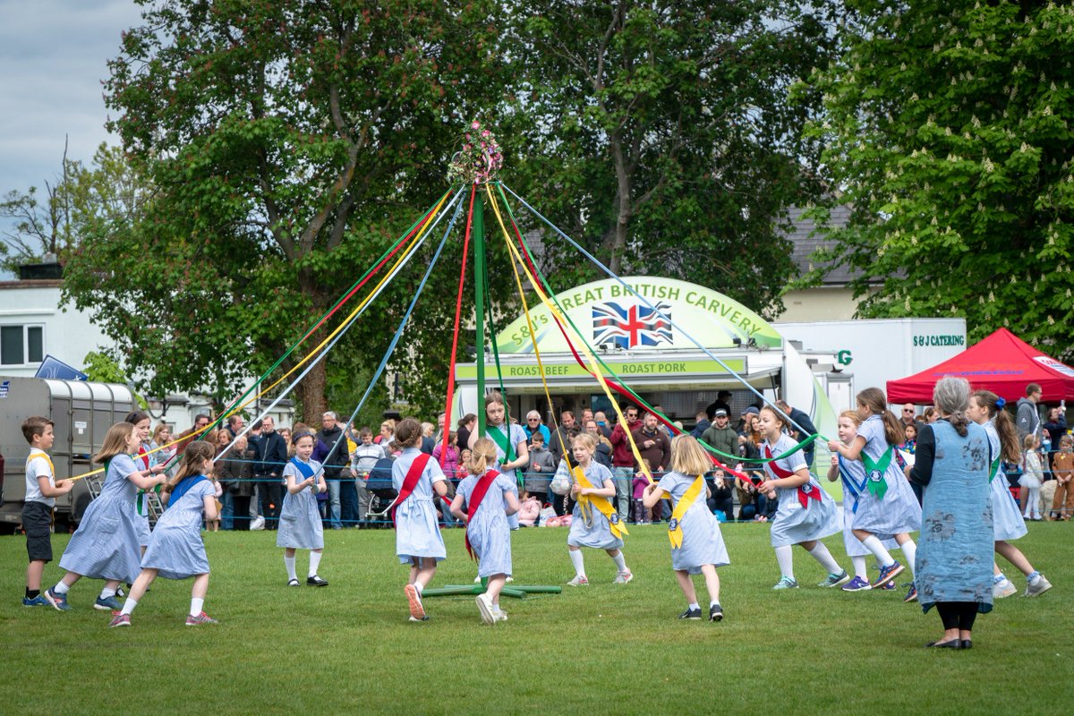 Many thanks to the Maypole dancers who performed so well at the Carnival.