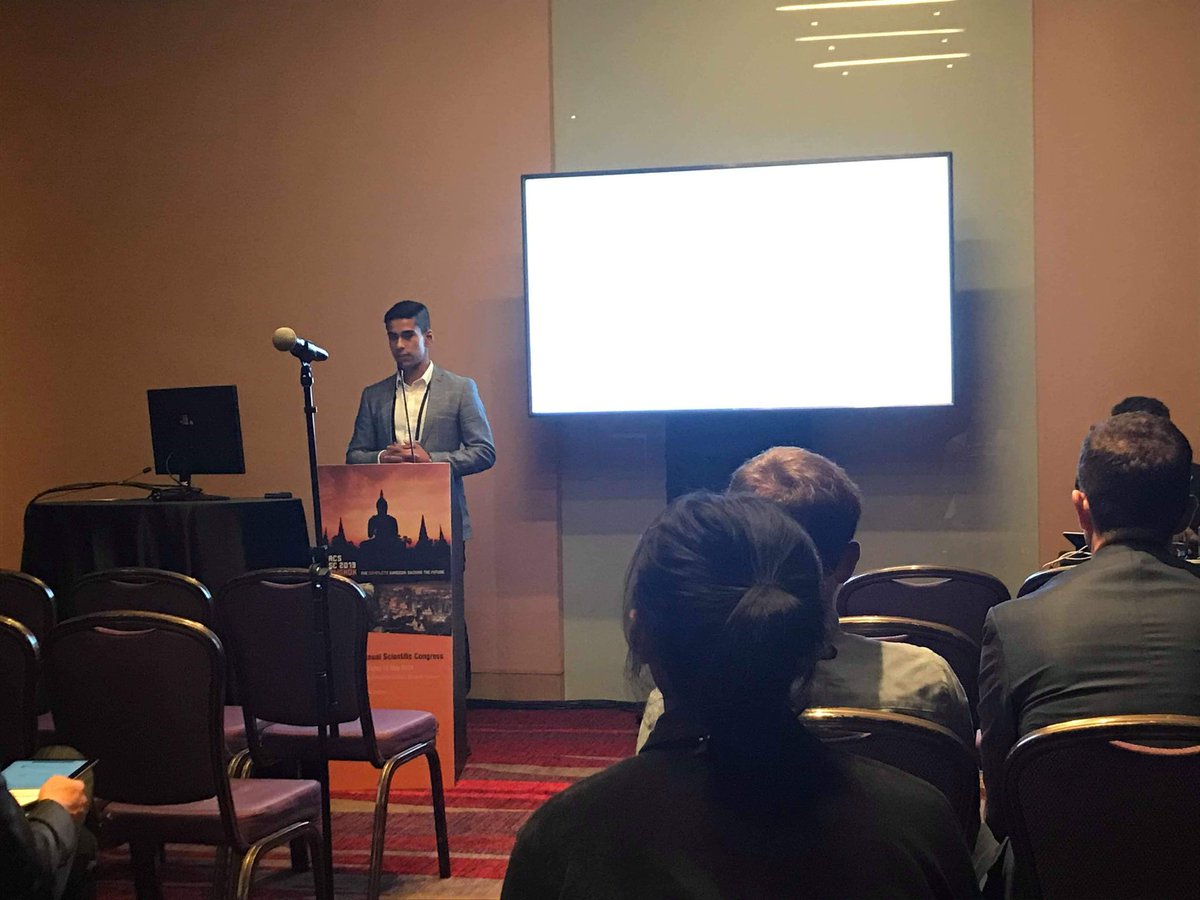 What a privilege to present at #RACS19 annual scientific congress!