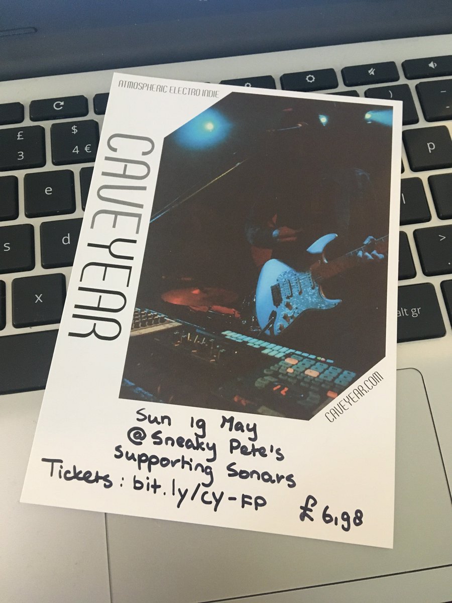 supporting <a href="/sonarsband/">Sonars</a> at <a href="/sneakypetesclub/">Sneaky Pete's</a> for their European tour on Sun 19 May. Get tickets here: bit/ly/CY-FP <a href="/FortuneMusic1/">Fortune Promotions</a>