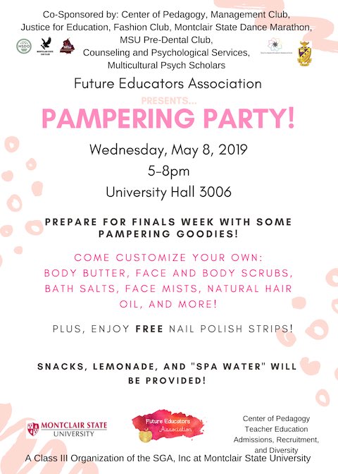 Come to the FEA’s biggest event of the semester TOMORROW @ 5:00!✨🌸🤩