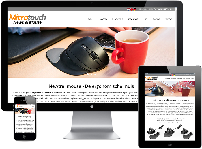 De website ter promotie van en informatie over de Newtral Mouse staat live!
Bekijk de website op newtralmouse.eu
Complete responsive website + One-page + Meertalig
#webdesign #cmsmadesimple #cmsms