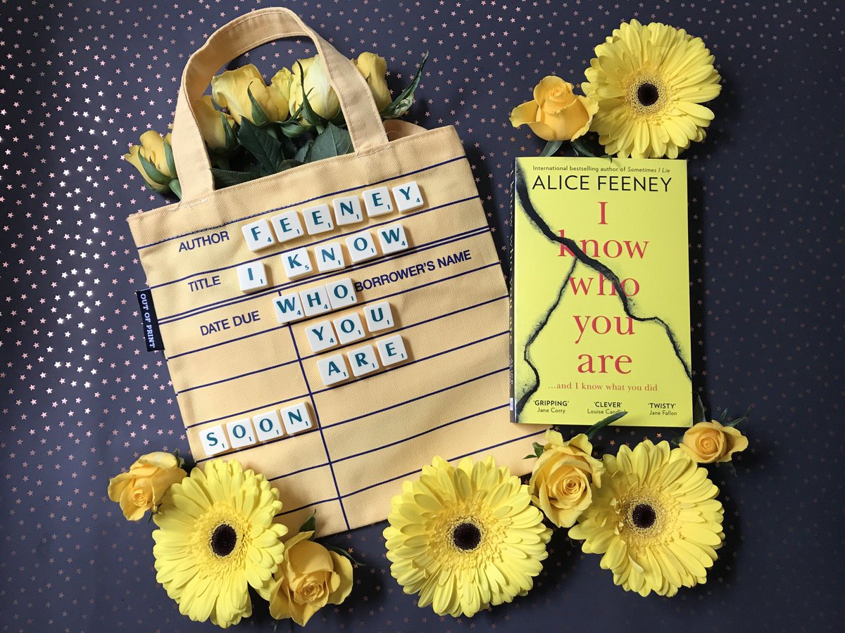 Yellow is the new black! I Know Who You Are arrives in the U.K. next week &amp; I have one signed copy to #giveaway! RT for a chance to win. Open worldwide. Closes 15.05.19.