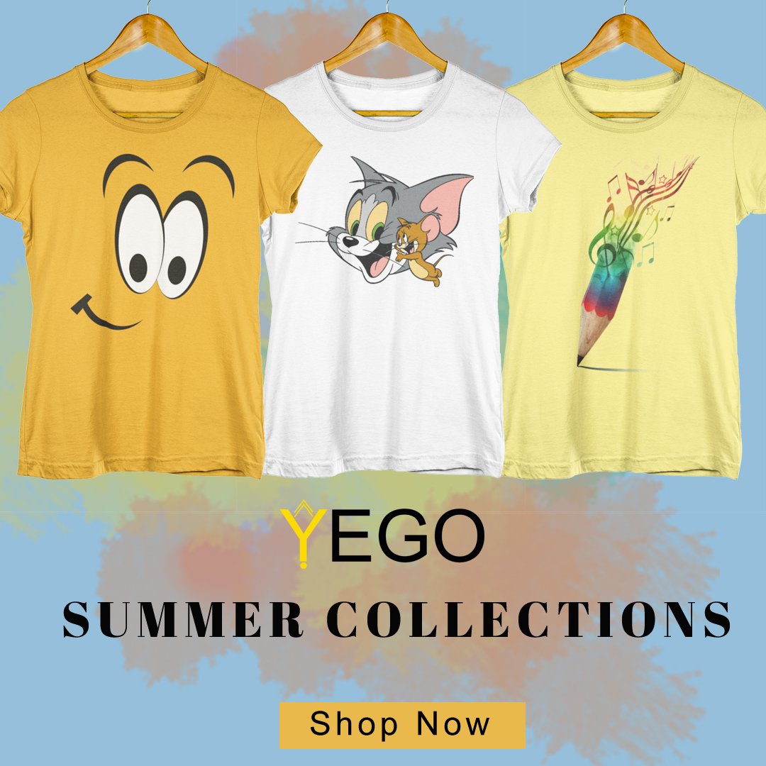 "Yego's Cartoon Series" 
🤩🤩🥳🥳🥳🤩🤩
Half sleeves,100% cotton, Round Neck Tees....

👉Check it Now!!
bit.ly/2VkR0uJ

#SpringSummer #Men #Women #T_Shirt #Top #Dress #YEGO #Cartoon #Minions #PrintedTees #Cartoon_Series