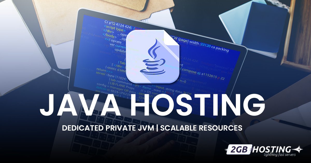 2gbhosting's tweet image. We provide Java Shared Hosting solutions that enable enterprise level private JVM Java hosting at an affordable price.
For more info visit: 2gbhosting.com/java-hosting
#JavaSharedHosting #2gbhosting #Javahosting
