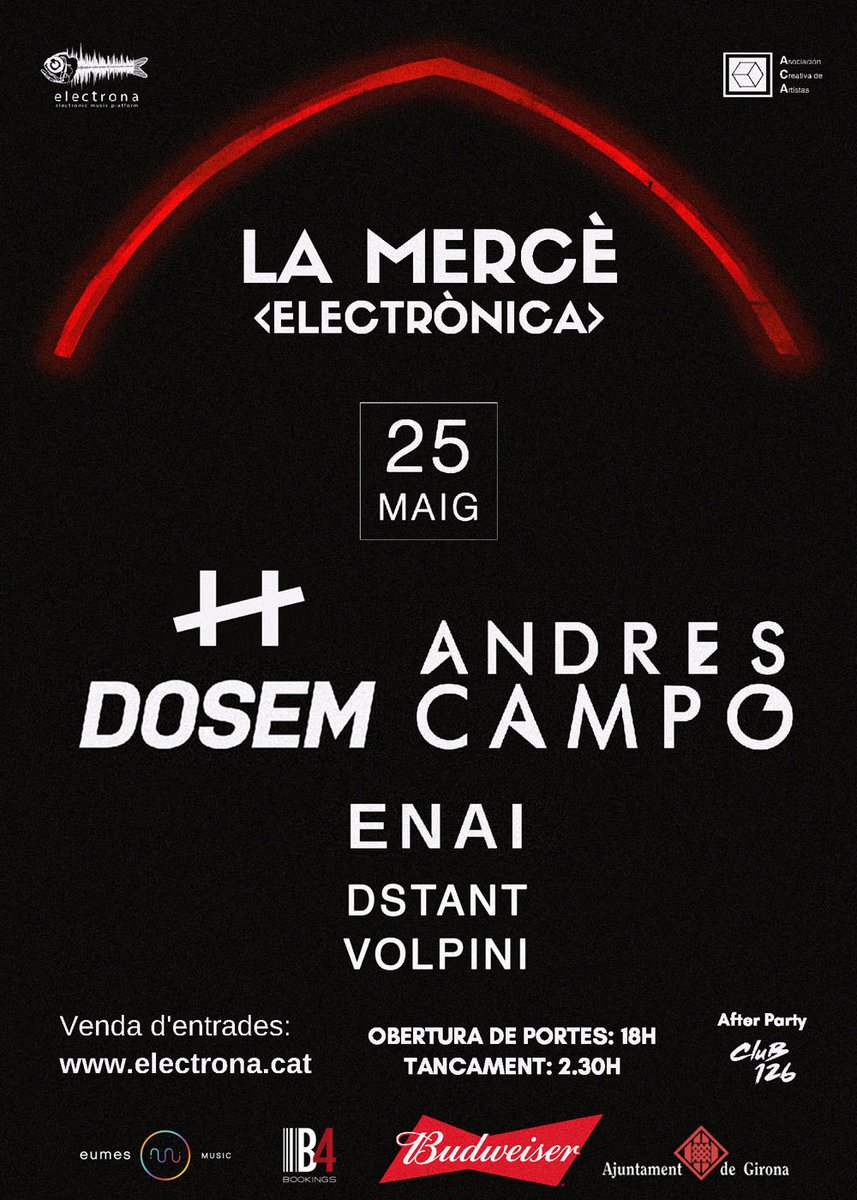 Electrona_music's tweet photo. La propera edició de LA MERCÈ<ELECTRÒNICA>, a punt.....no te quedis fora. https://t.co/dO5WeQN9vx