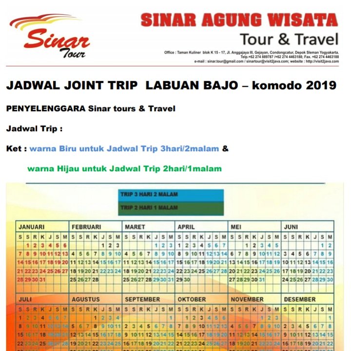 SinarTOUR1's tweet photo. #komodo
#komodotrip
#triptokomodo
#balikomodo
#hotelinlabuaanbajo
#famtriptokomodo
Jadwal Acara Open Trip Komodo 3hari valid 2019
Email : sinar.tour@gmail.com https://t.co/ORYh8pBZDT