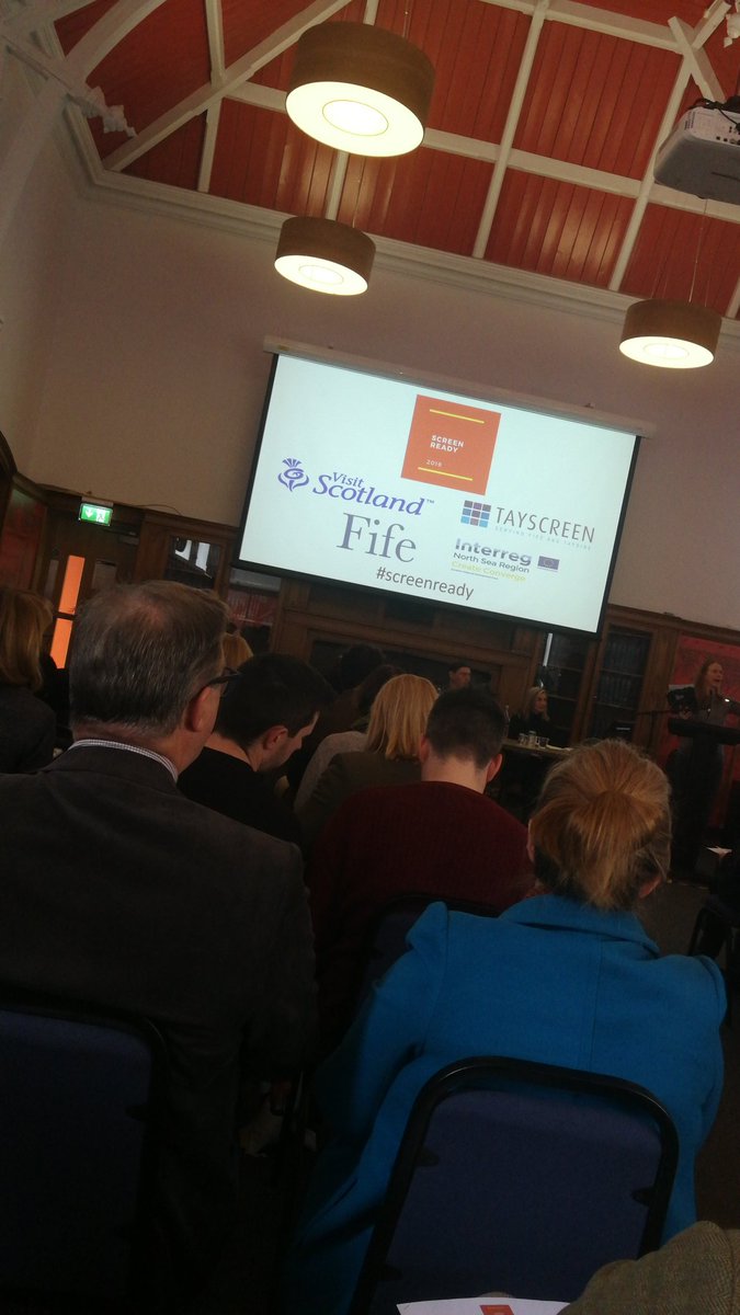 OutlanderFife's tweet photo. Today's #screenready event. We are doing a presentation. Great event https://t.co/KQiH4W2WRl