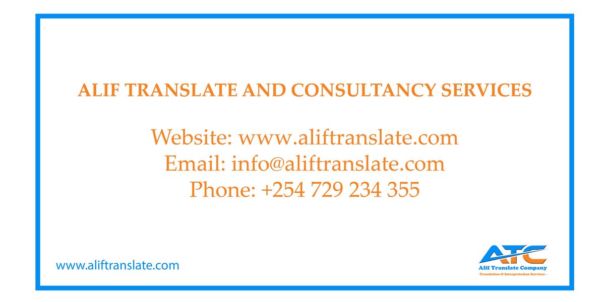 aliftranslate's tweet photo. For All Our Services...
For All Efficient And High Quality Services...
For Proficiency And Excellence.

Kindly Reach Out To Us. 
Always Available. https://t.co/NwJFp5opUa