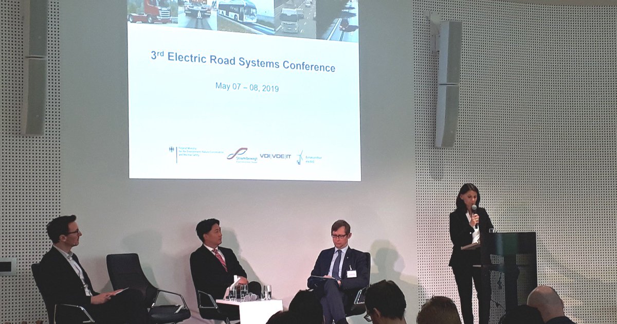 VDIVDE_IT's tweet photo. Electric Road Systems Conference: Rita Schwarzelühr-Sutter, Parliamentary State Secretary at @bmu promotes more electric mobility in Europe e.g. with the BMU funding programme Erneuerbar Mobil https://t.co/EYENNXAJb6 @rischwasu #ElectricRoad #ERS2019 https://t.co/Cwxyihq0VT https://t.co/gU46Xn0AdK