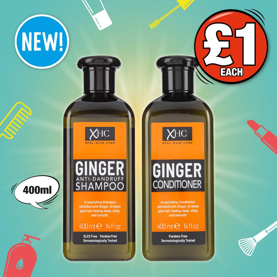 Poundland on Twitter "Antidandruff shampoo enriched with aromatic ginger for sleek hair. Get