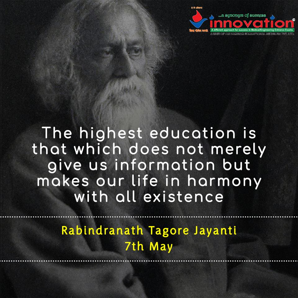 Rabindranath Tagore Quotes On Education