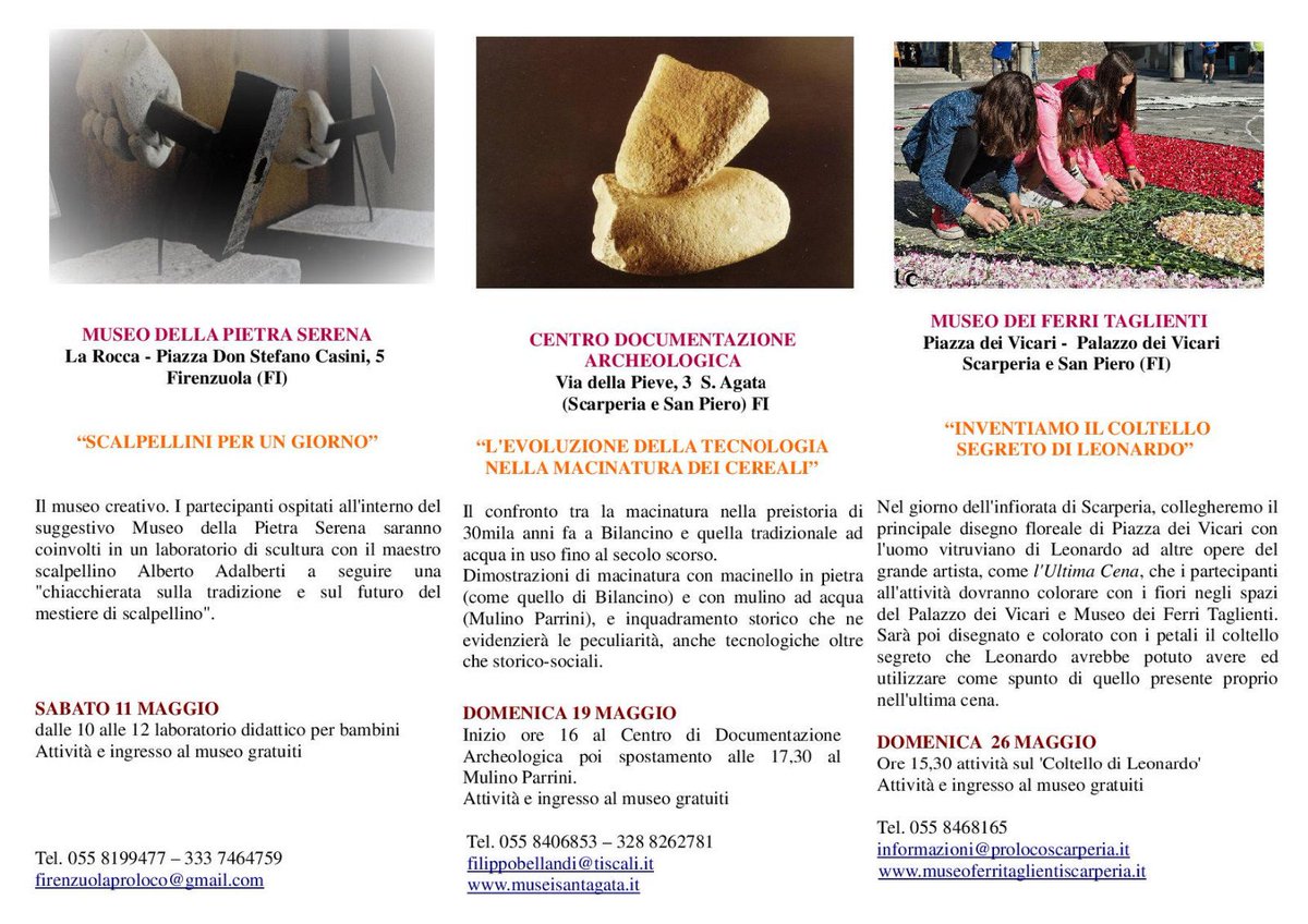 esploramuseo's tweet photo. Amico Museo ... quattro appuntamenti straordinari nei Musei del Mugello e sabato 18 maggio aperture serali  straordinarie!

#mugellogram #amicomuseo #lanottedeimusei #sistemamusealemugellomontagnafiorentina #offertadidattica #esploramuseo #mugello https://t.co/ApOSZpiioC