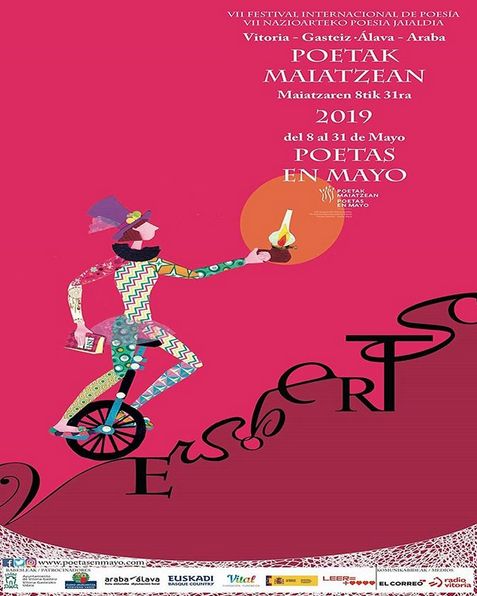 librolecturagob's tweet photo. ��Sin planes este mes? Del 8 al 31 de mayo Vitoria-Gasteiz se llenará de versos con el festival Poetas en Mayo 2019. @mayo_en habrá más de 100 de actividades por toda la ciudad con el apoyo de @culturagob y otras entidades 👏👏👏 #Poesía #PoetasenMayo
🔗https://t.co/EIKgY5msRH https://t.co/pp9IFxsKeT