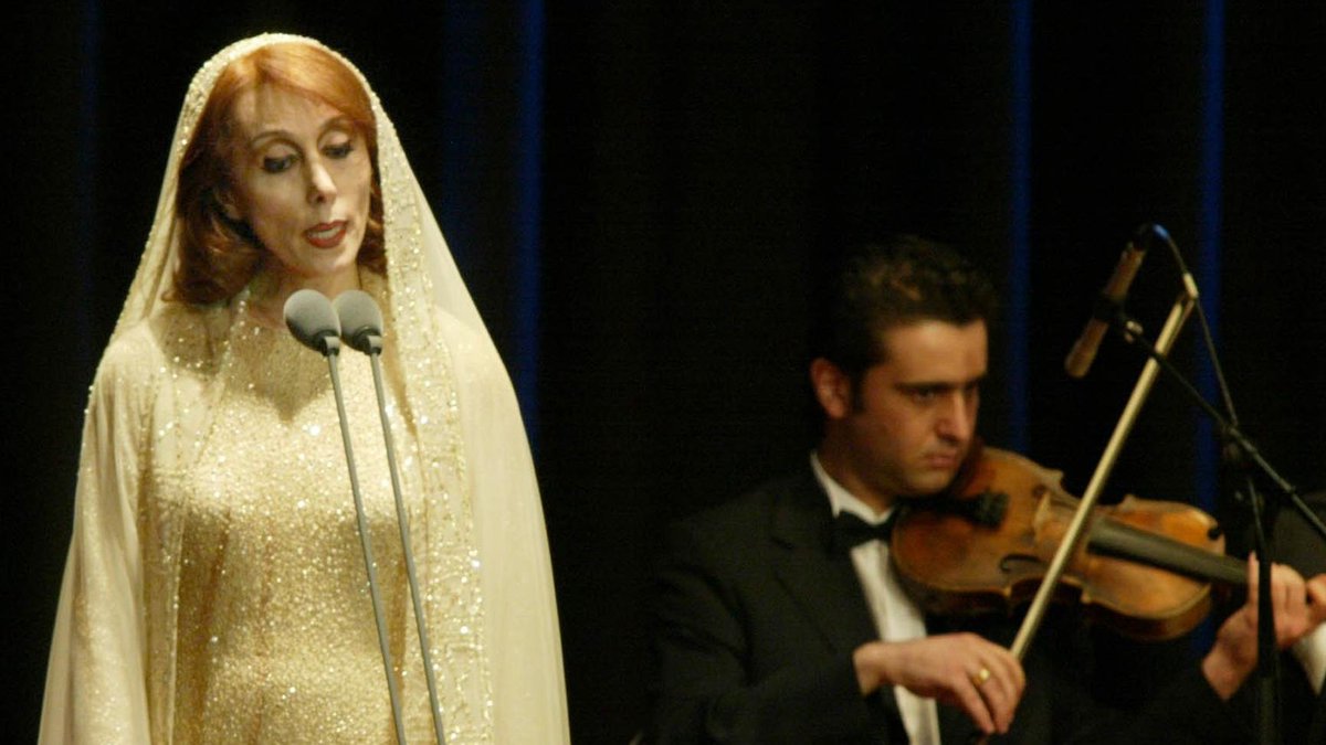 CGTNOfficial's tweet photo. Fairuz, Lebanon's “Ambassador to the Stars” #Asiacivilizations #KnowAsiaBetter

More: https://t.co/VrrDxUguqE https://t.co/aEVDkukJM6