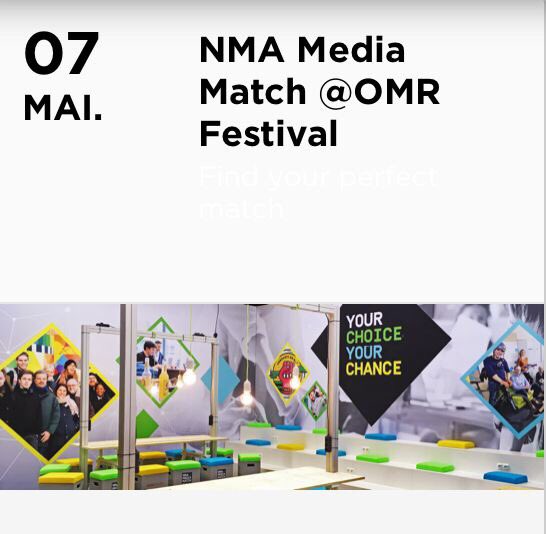 dealroomevents's tweet photo. Deal Room is supporting NMA Media Match @OMR Festival, we are ready for #successfulnetworking #networkingevent #dealroomevents #dealroom https://t.co/Qk1X1xAbsK