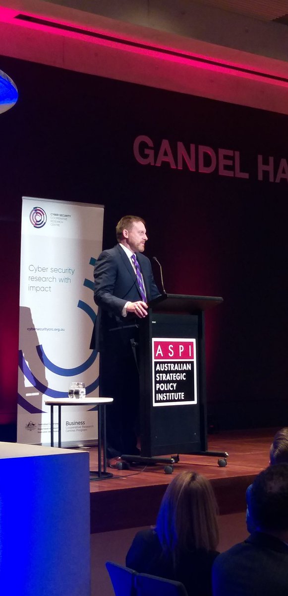 ASPI_org's tweet photo. 'We tend to think the time we're living in is the toughest, but it's not. We have dealt with massive technological changes before. We have to be willing to sit down and think about a strategy. I have been watching other nations developing strategies and I say “where is ours?' https://t.co/FyWOtvi2WF