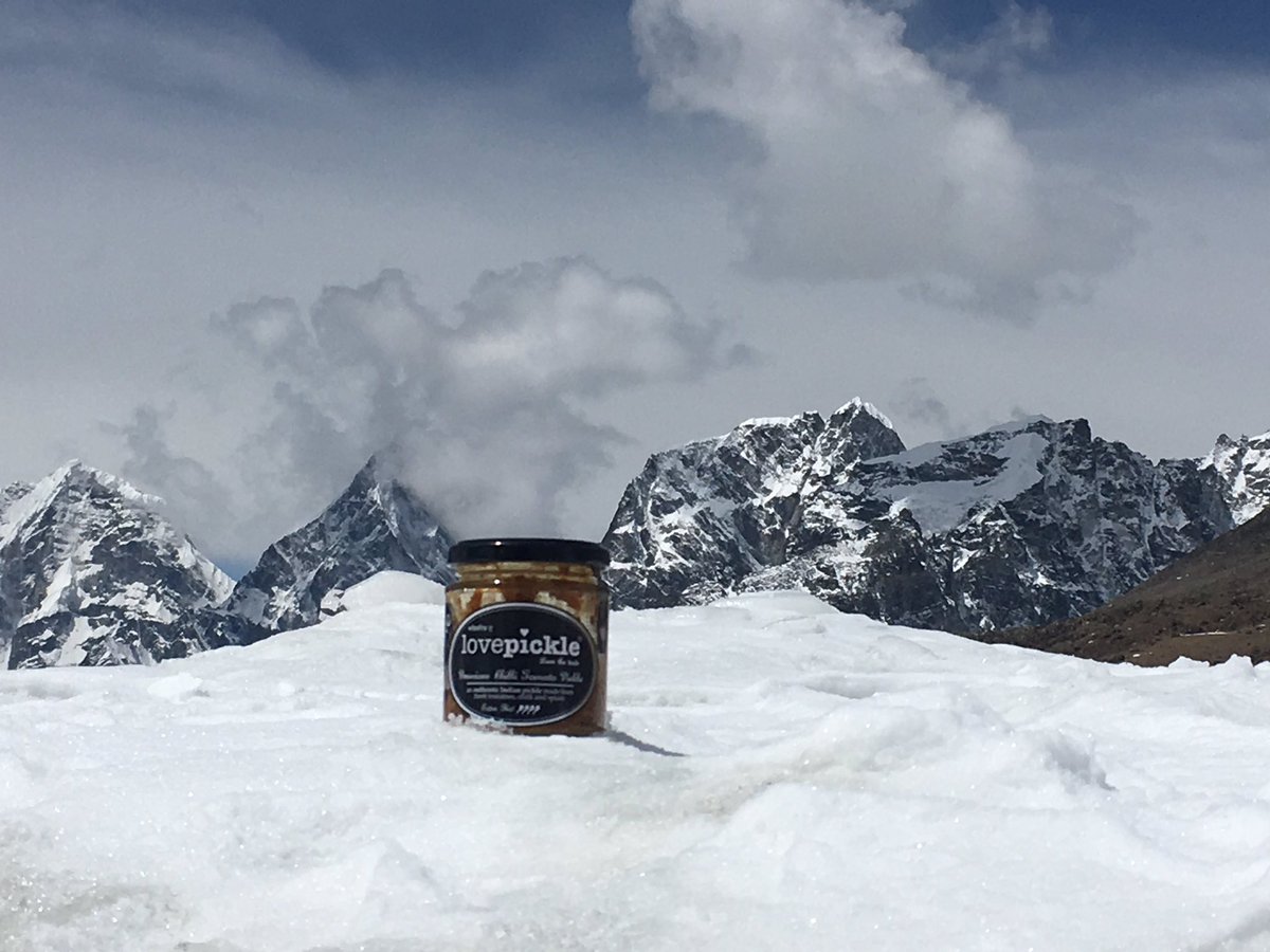 Lovepickle now served at Everest Base Camp!  Extra Hot!