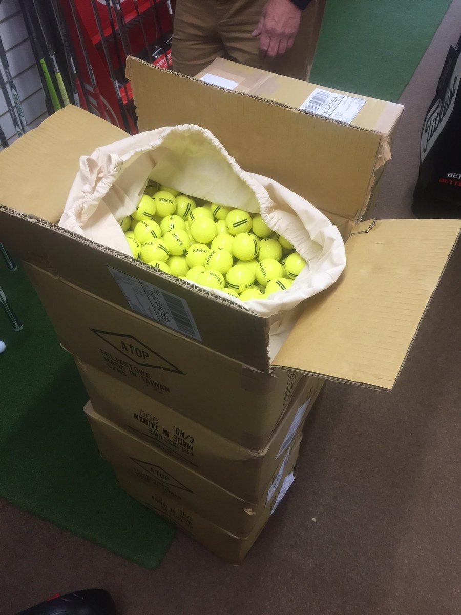 BillTyeGolf's tweet photo. New range balls just arrived @BillTyeGolf for the season ahead @eatongolfclub @chestertweetsuk @CheshireLive @golf_cheshire #fulldistance https://t.co/QCsKdbfoI8