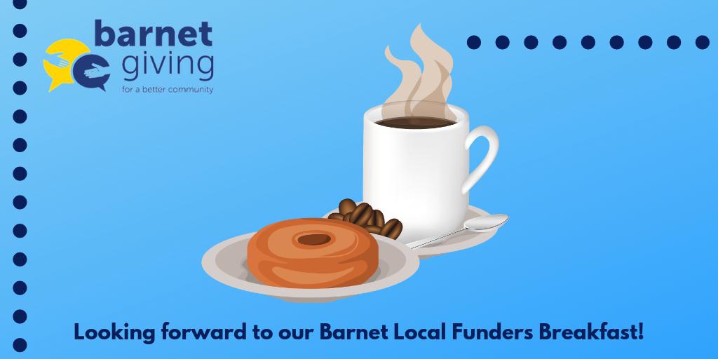 BarnetGiving's tweet photo. We are looking forward to hosting our #Barnet Local Funders Breakfast meeting next Tuesday. It's an opportunity for us to explore ways of working with local #funders within the borough, and discuss the future of Barnet Giving. https://t.co/ym6JkuECPl