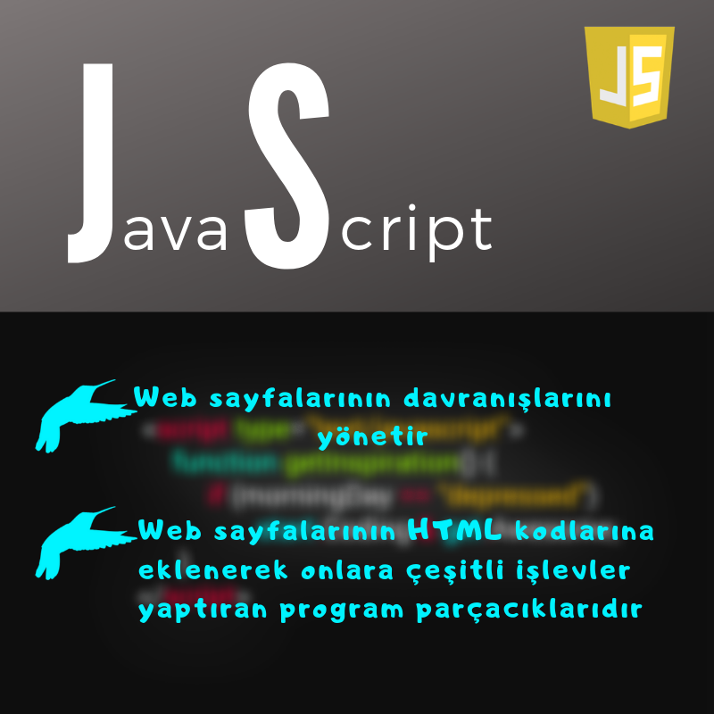 CalypteA's tweet photo. JS nedir?

#javascript #javascriptdeveloper #javascripts #javascripttutorial #javascriptlearning #javascriptdevelopers #css #css3 #htmlcss #web #webm #buildtheweb  #webdevelopment #webdevelopers #webdesigns #education
#egitim #egitimkoclugu #html #htmlcss #htmlcoding #html5 https://t.co/GbRE17iizM
