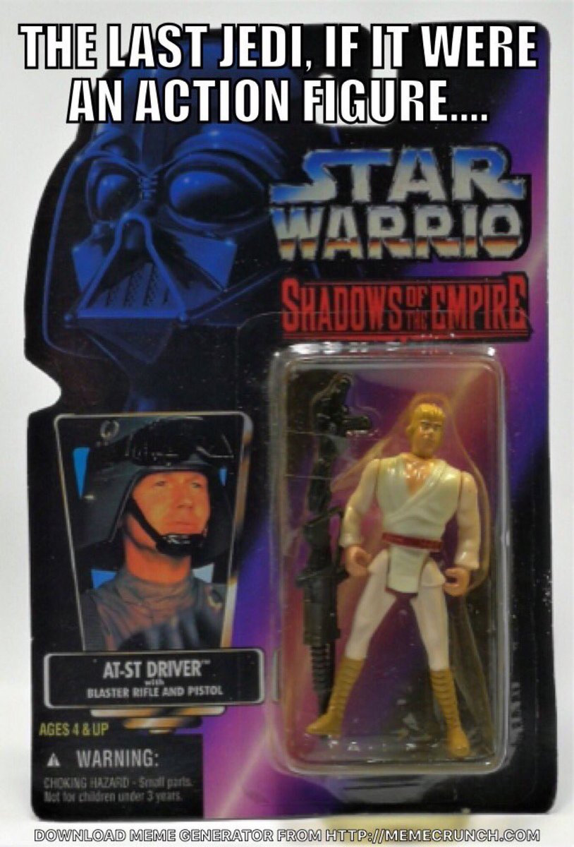Rolfums's tweet photo. @starwars The Trilogy is still the best source for any product involved with this franchise. Everyone recognizes those characters...but the Sequel characters...not so much.
#BringBackLukeAlive #MissedOpportunities #StarWars #EpisodeIX #EpisodeFIX #TheFandomMenance https://t.co/jrZfLeLzaR