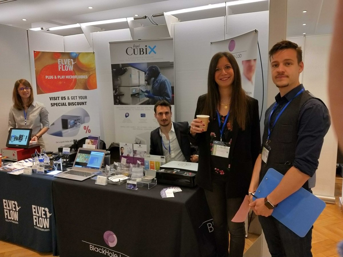 We are in Berlin today at #BioChip conference along with our sisters companies <a href="/CherryBiotech/">Cherry Biotech</a> and <a href="/BlackholeLab/">BlackHole Lab</a> . #conference Stop by to have a talk ! 😀