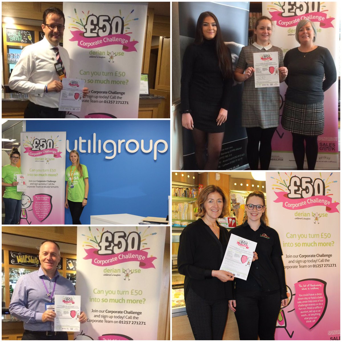 We’ve got 5️⃣ new sign-ups to our #Derian50Challenge and we’re excited to see how they turn £50 into something more to raise money for Derian 💸

💚 <a href="/Safety_Unicorn/">Unicorn Solutions</a> 
💚 <a href="/Vincentslaw/">Vincents Solicitors</a> 
💚 @Utiligroup 
💚 <a href="/systemhygiene/">System Hygiene</a> 
💚 <a href="/LoveFreds/">Frederick’s Ice Cream</a> 

Message us to get your team involved today 🙌🏽