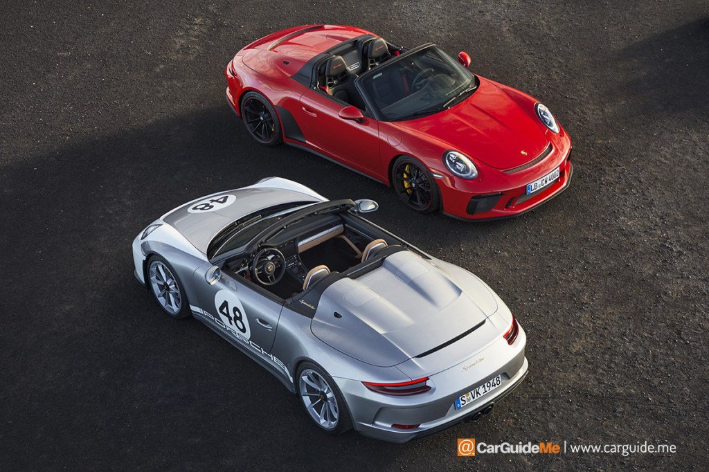 CarGuideme's tweet photo. The sleek open-top Porsche 911 Speedster gets a mid-year production launch, bringing the 1,948 unit limited edition neo-classic sportscar closer to reality. #carguideme #porschemiddleeast #porsche911speedster @porschecentreom https://t.co/49vwRnqTTz https://t.co/GNmrNNW3Lh