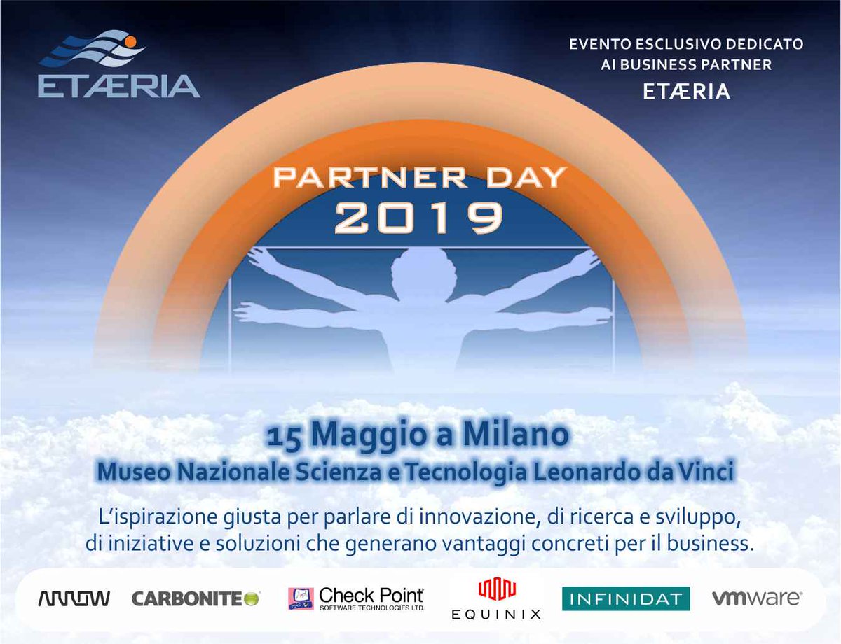 Donato Ceccomancini, di <a href="/INFINIDAT_EMEA/">INFINIDAT EMEA</a>, parteciperà alla tavola rotonda sulla #DigitalTransformation al #PartnerDay2019 di @eteria_cloud. Si parlerà di #BigData, di #cloud e della evoluzione dello #storage. #Infinidat #PartnerTecnologico #ETÆRIA #machinelearning <a href="/Infinidat_Italy/">INFINIDAT Italy</a>