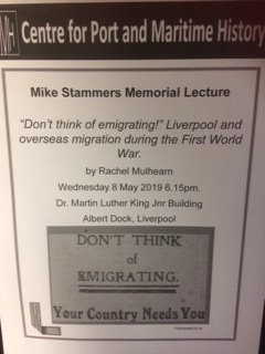 If you are in Liverpool tomorrow, do come along to our Annual Mike Stammers Memorial Lecture, it looks like a fascinating talk, details below: