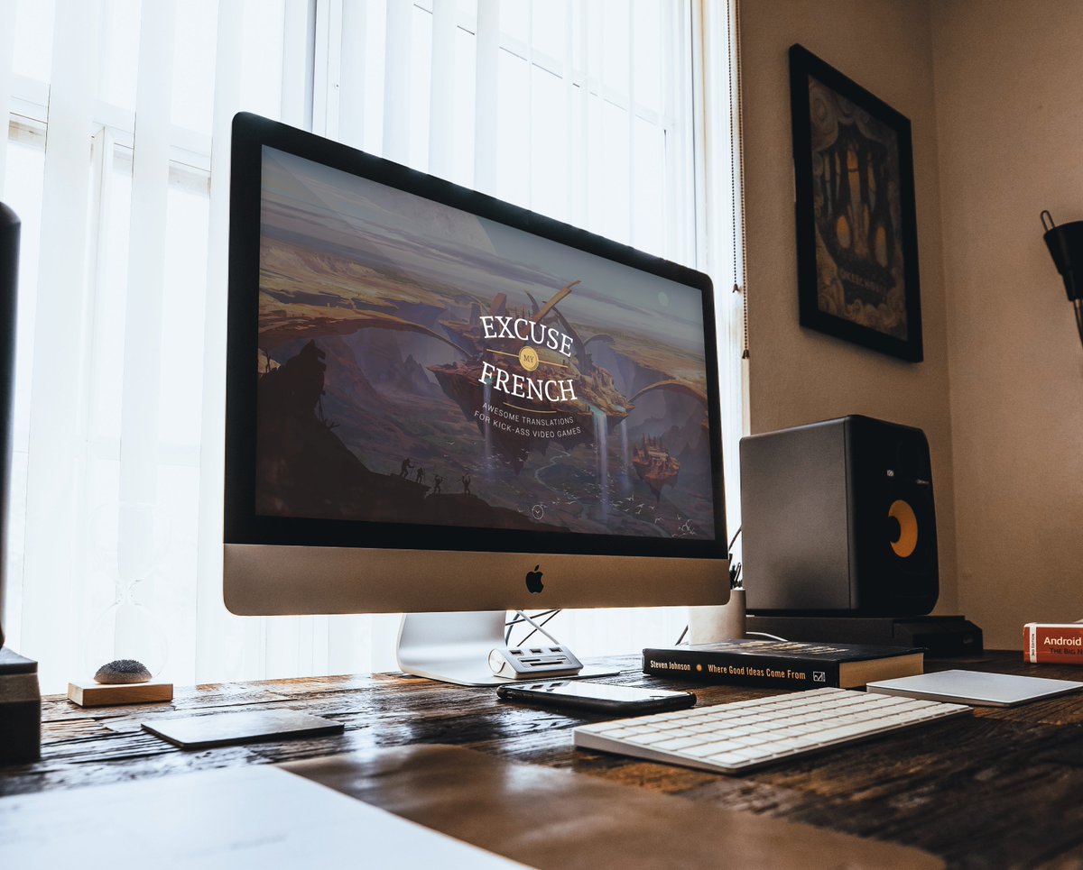 _GeckoWeb's tweet image. Nouvelle réalisation en collab' avec Ellllsa.com pour le #webdesign
Thomas est traducteur de jeux vidéos Anglais vers Français à #Rennes.
Il souhaitait un #siteinternet pour présenter ses services, ses références et être contacté facilement.
excusemyfrench.net