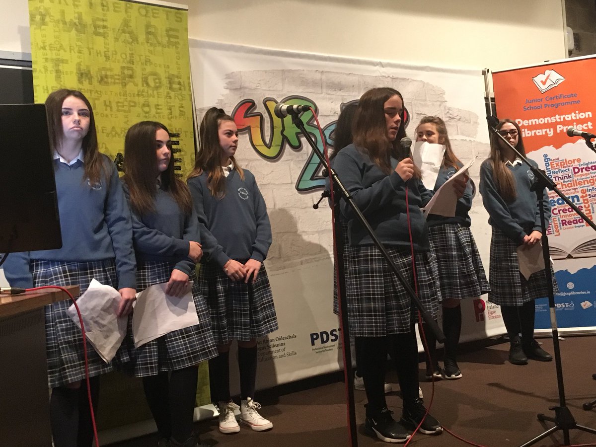 jcsplibraries's tweet image. Wonderful morning of #Poetry and #rap at our #WRaPParound showcase in @trinitycollege today #WeAreThePoets