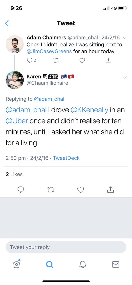 PandM4012's tweet photo. @Uberfilth @KKeneally @unionsaustralia @QLDLabor @MiltonDickMP @TimnaJacks @sallymcmanus @TWUAus @rideshare_the @TheQCU @michaelfpowell2 @JEChalmers It’s not a new service for her to use. 
I’d be interested if Uber was even legal in the place this trip was taken in 2016. https://t.co/NE5zLFErGx